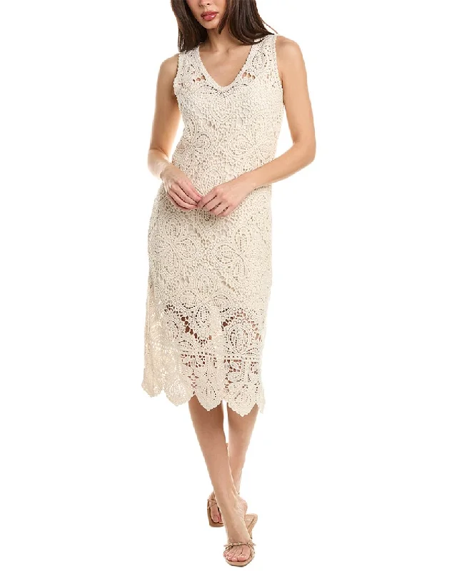 Hurry! While Supplies Last!Design History Crochet Midi Dress