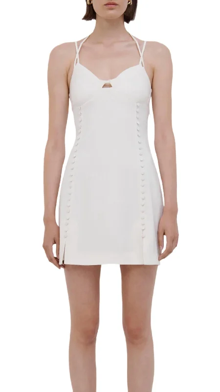 The Best Deals Won’t Wait!Eilish Tailored Mini Dress In Ivory