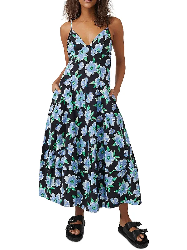 Get the Best for Less!Finer Things Womens V-Neck Long Midi Dress
