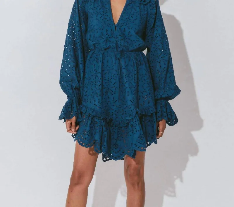 Today’s Deals, Tomorrow’s Regrets!Fiona Mini Dress In Lapis