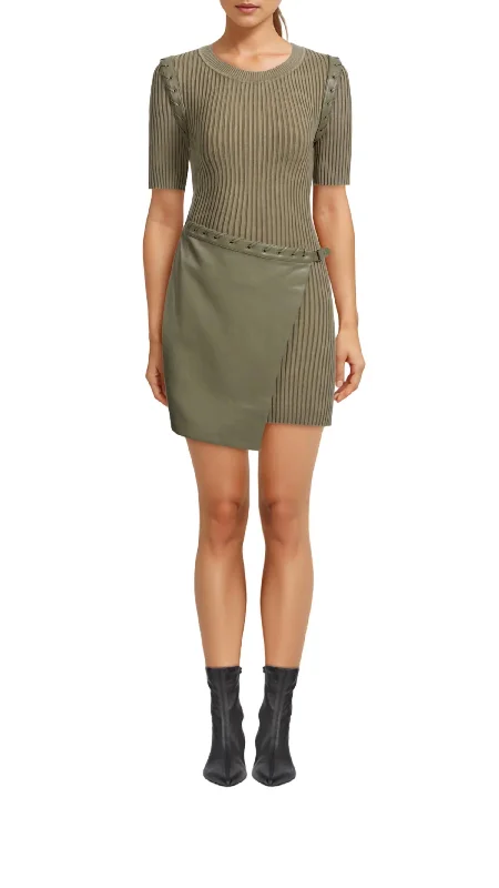 Must-Have Deals Inside!Gianina Mini Dress In Olivine