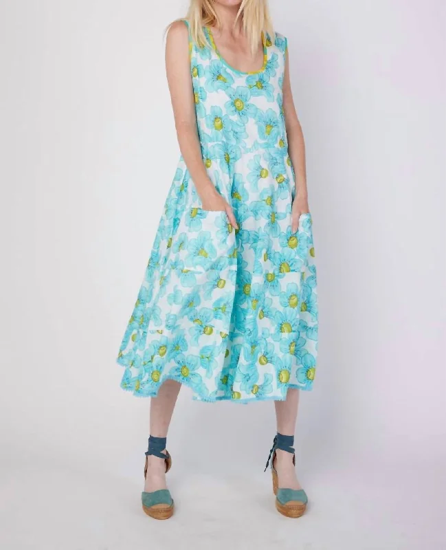 Exclusive Offers You’ll Love!Karysa Tie Back Midi Dress In Blue