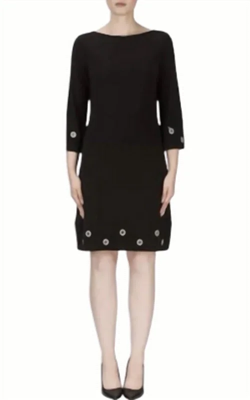 Exclusive Offers You’ll Love!Lds Mini Dress In Black