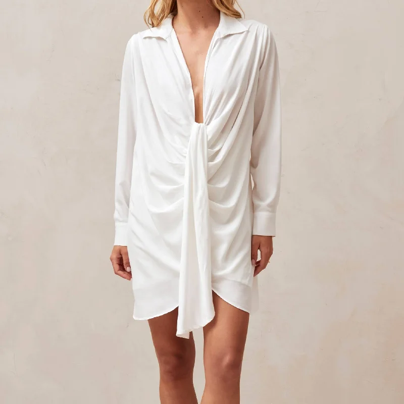 Bigger Savings, Better Shopping!Liberica Cream Mini Dress