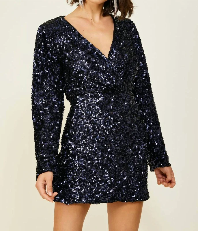 Your Wallet Will Thank You!Midnight Mini Dress In Navy