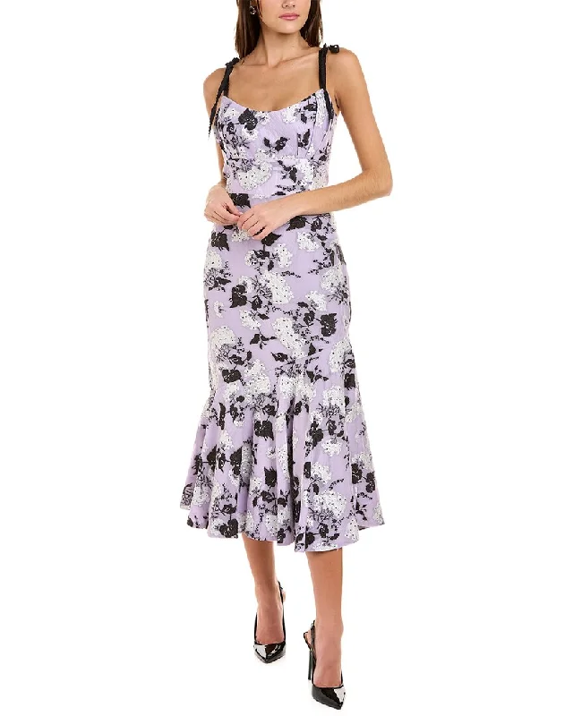 Huge Savings – Act Now!ML Monique Lhuillier Jacquard Midi Dress