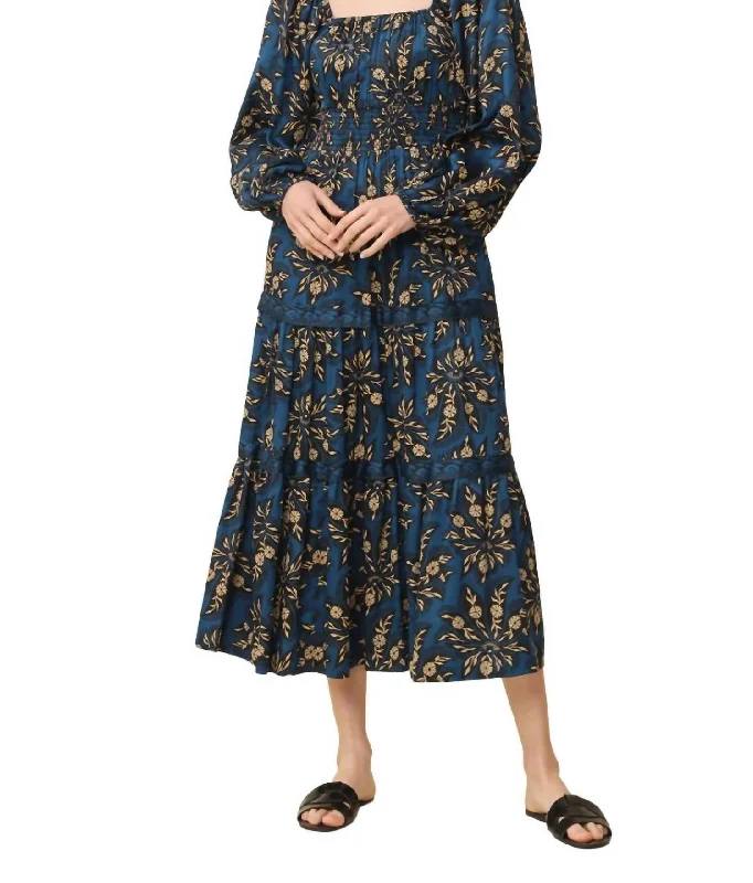 Amazing Prices You Can’t Resist!Monica Midi Dress In Marli Sapphire