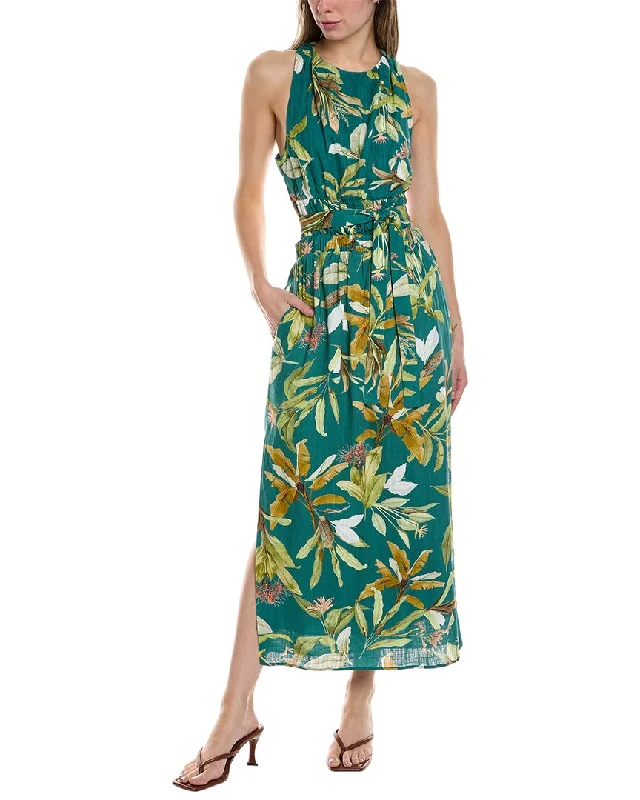 The Best Offers Are Here!o.p.t. Cassandro Linen-Blend Midi Dress