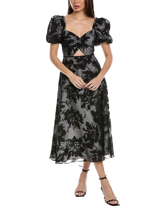 Limited-Time Price Drop!ONE33 Social Burnout Midi Dress
