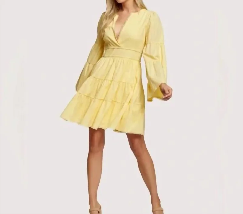 The Best Deals Won’t Wait!Picking Daisies Mini Dress In Butter