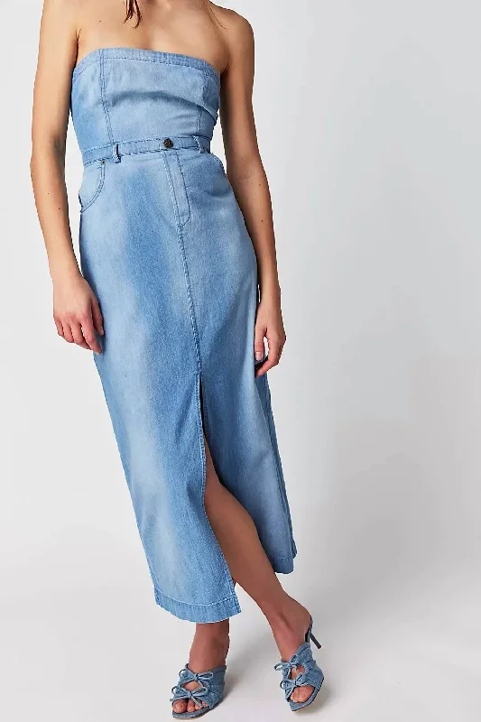 Enjoy Huge Discounts Now!Picture Perfect Midi Dress In Allure