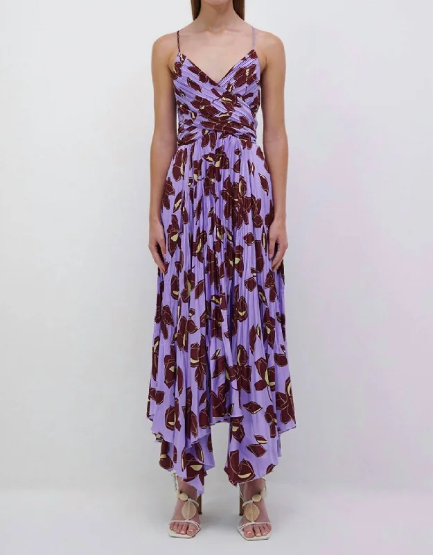 Don’t Wait – Shop Today!Portia Midi Dress In Lavender