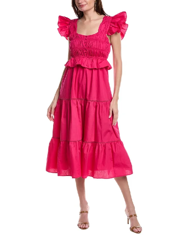 Special Offer – Act Fast!REVERIEE Tiered Midi Dress