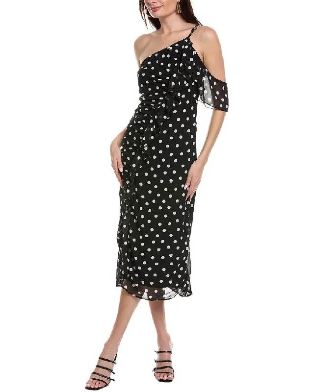 Shop More, Spend Less!& Rouge Polka Dot Midi Dress