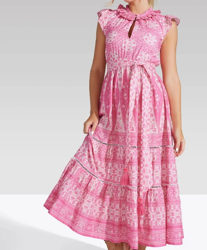 Find the Best Deals Here!Sabine Midi Dress In Pink