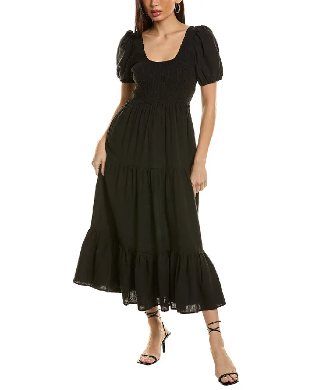 Price Drop Alert!Saltwater Luxe Linen Midi Dress