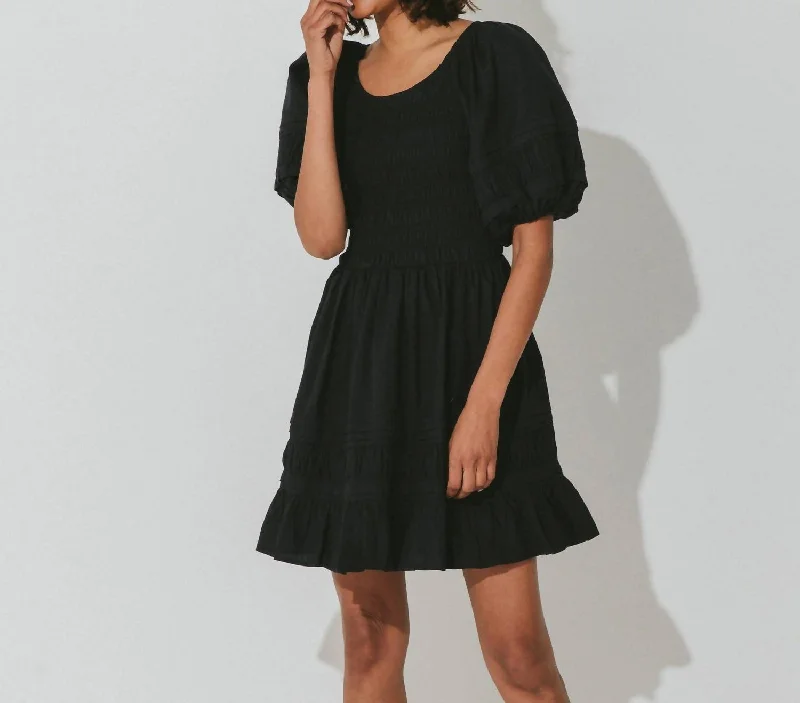 Limited Time Offer!Stasia Mini Dress In Black