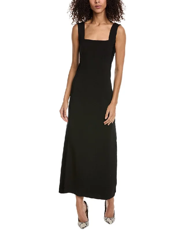 Must-Have Deals Inside!The Kooples Velour Panel Midi Dress