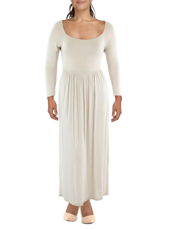Steals and Deals Await!Womens Casual Square Neck Midi Dress