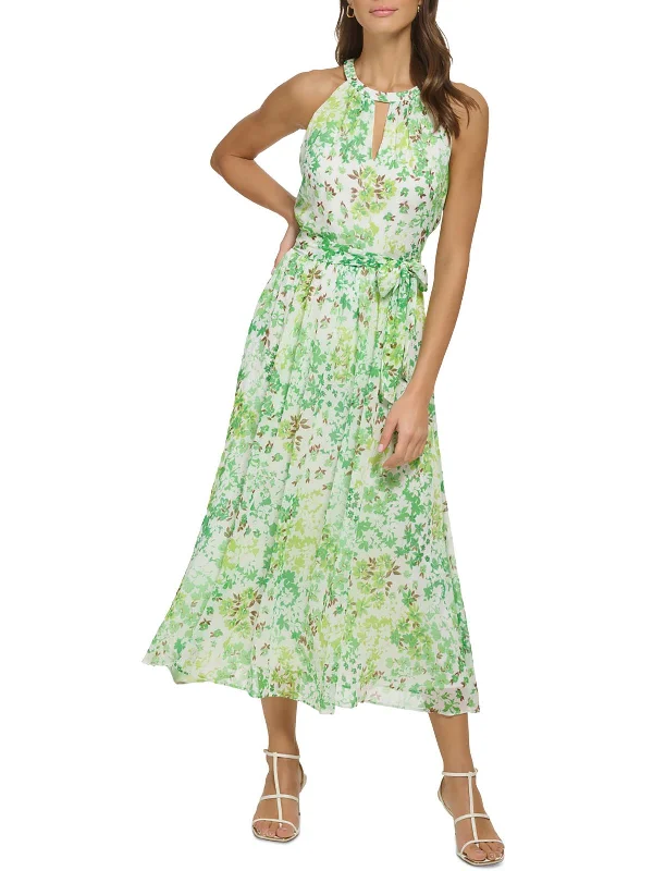 Save More with Every Purchase!Womens Chiffon id-a Midi Dress