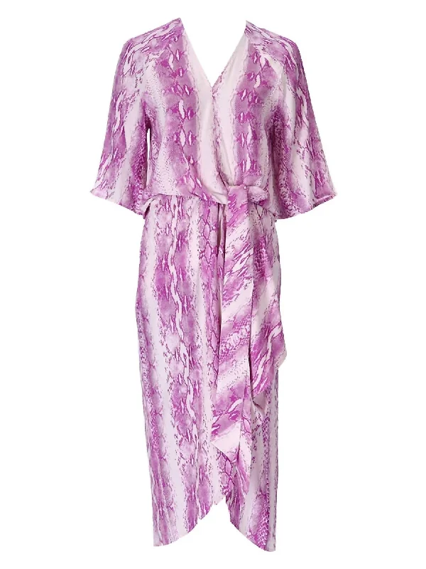 Time to Save Big!Women's Dooler Tied Midi Dress In Purple