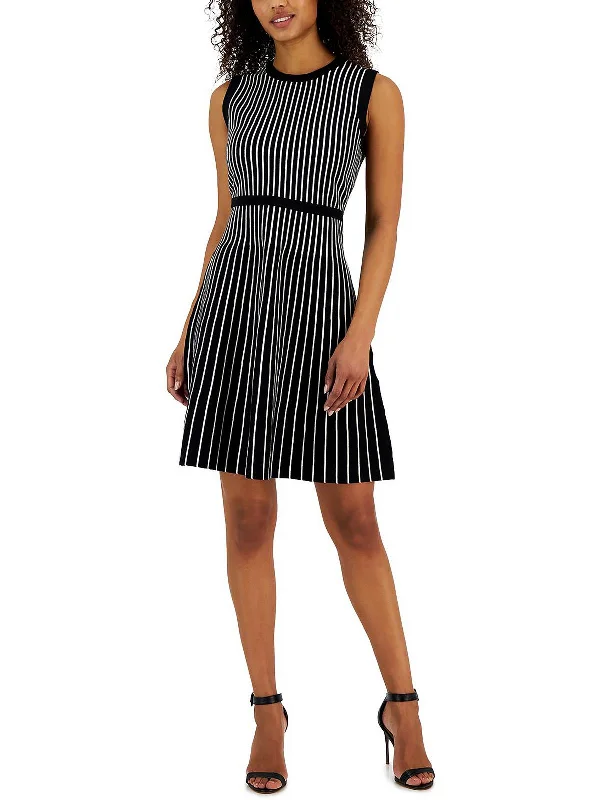 Shop Now and Save!Womens Striped Knee Length Midi Dress