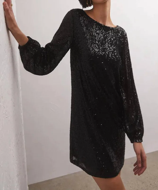Best Offers of the Month!Andromeda Sequin Mini Dress In Black