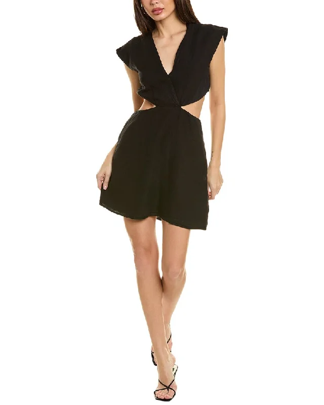 Exclusive Savings This Week!Bella Dahl Cutout Linen Mini Dress
