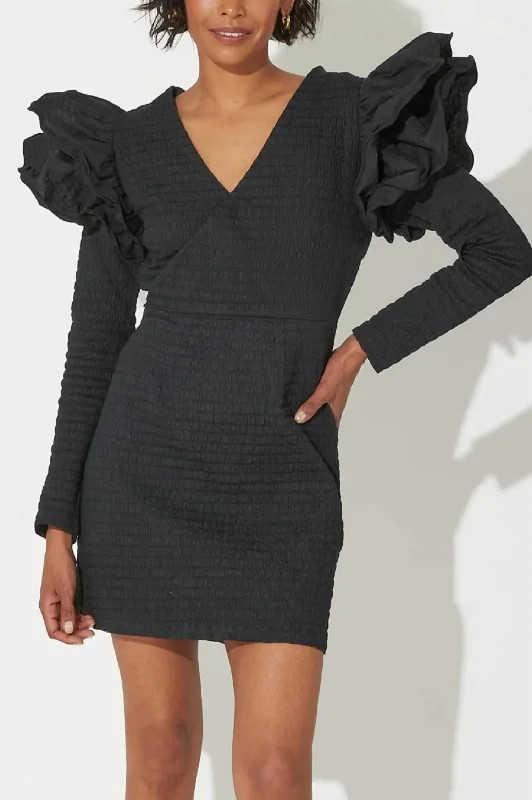 Flash Sale – Act Fast!Brigitta Mini Dress In Black