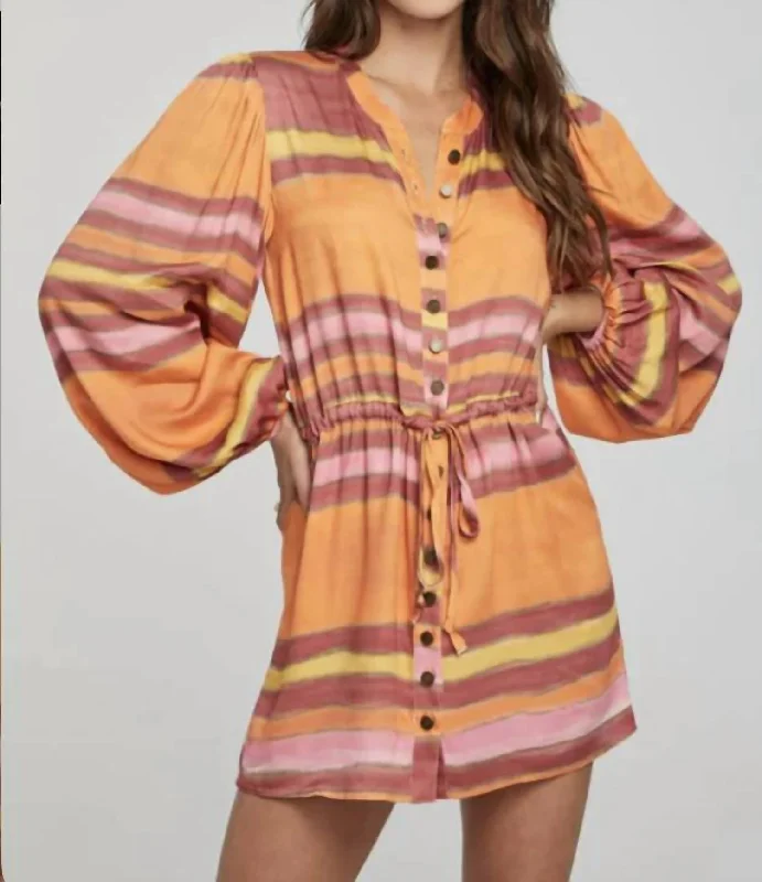 Huge Savings – Act Now!Cabrillo Mini Dress In Sunset