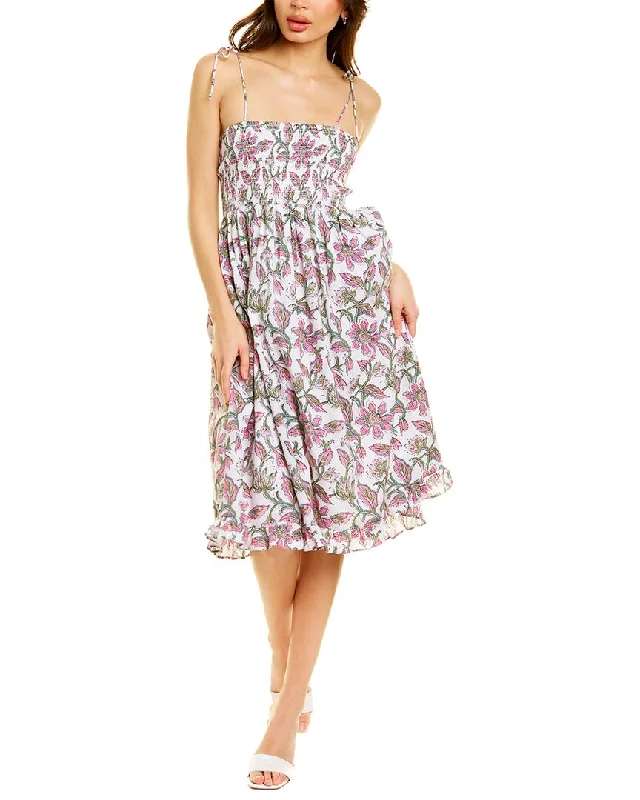 Your Best Deals Are Here!CELINA MOON SLEEVELESS MIDI DRESS