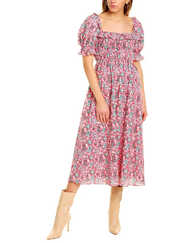 Exclusive Offers You’ll Love!Celina Moon Smocked Midi Dress