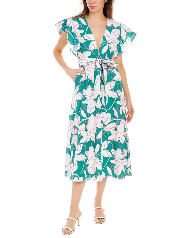 Limited-Time Price Drop!Garrie B Ruffle Midi Dress