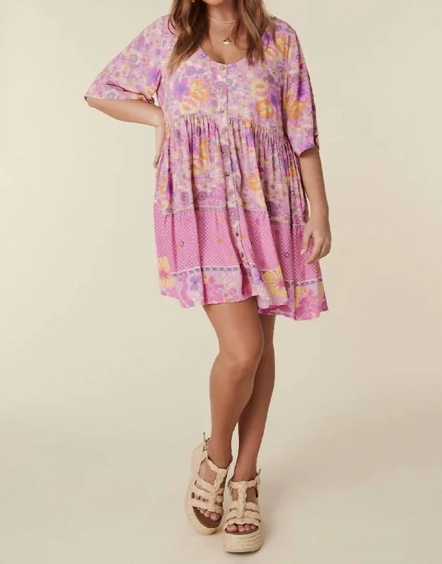 Huge Price Cuts Await!Hibiscus Lane Mini Dress In Musk