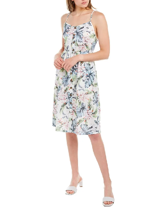 Steals and Deals Await!HL Affair Button Front Midi Dress