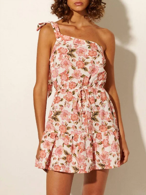 Incredible Savings Inside!Honor Mini Dress In Mila Peach Floral
