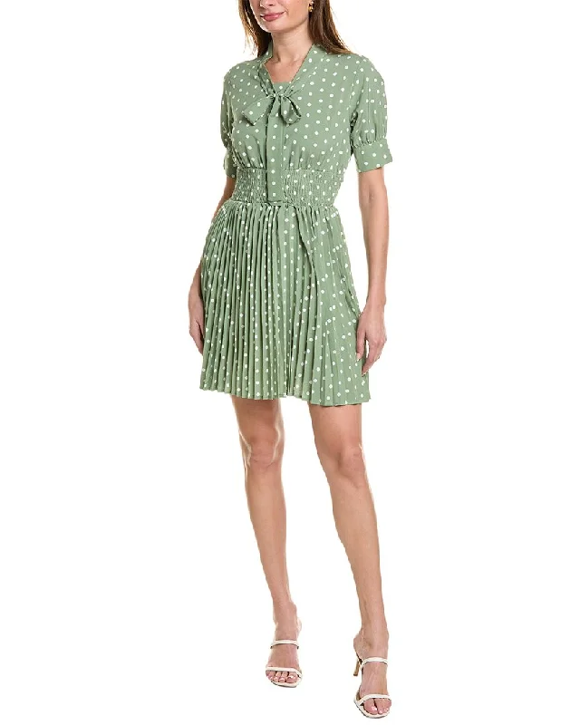 Shop Before It’s Gone!IPPONELLI  Tie Neck Mini Dress