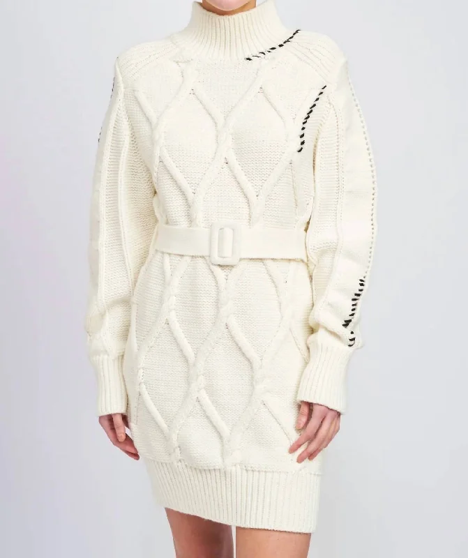 Shop Now and Save!Lena Mini Dress In Cream