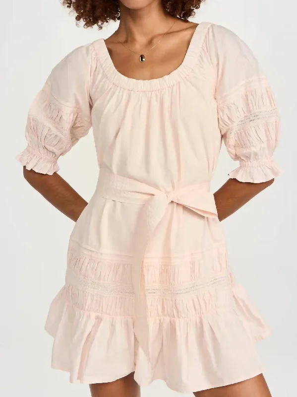 Savings You Can’t Ignore!Lily Mini Dress In Blush