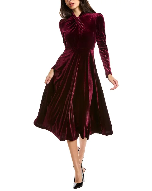 Mega Sale Happening Now!Maison Tara Velvet Midi Dress