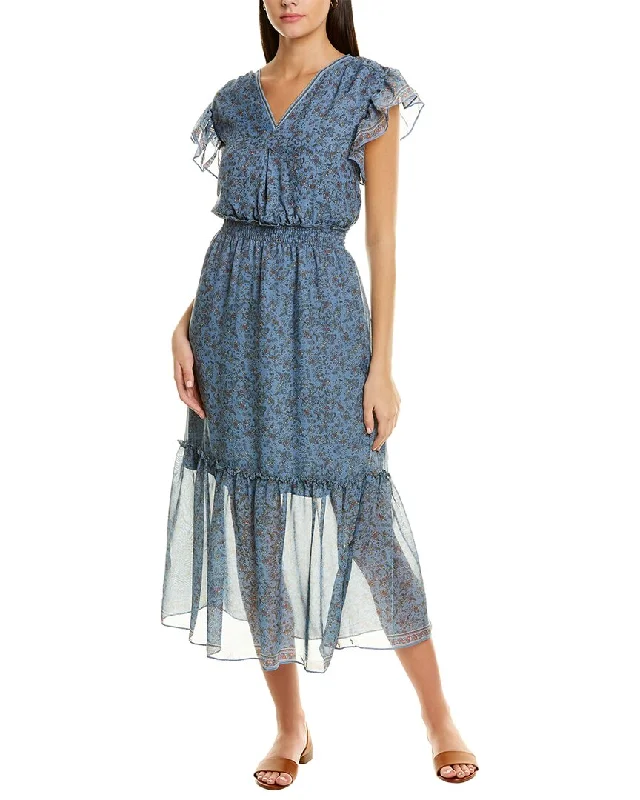 Shop Smart, Save Big!Max Studio Flutter Sleeve Midi Dress