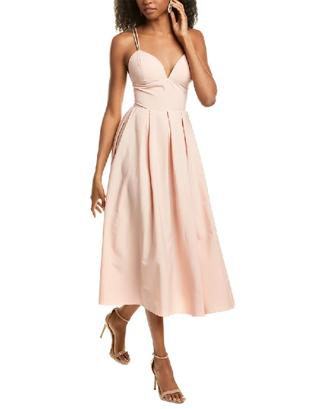 Limited Time Offer!Michele Laperle Pleated Midi Dress