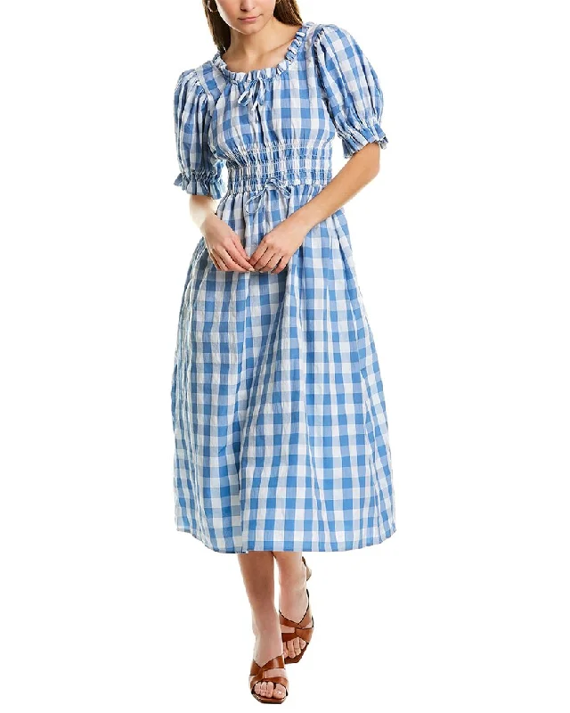 Price Drops You’ll Love!Moonsea Gingham Midi Dress