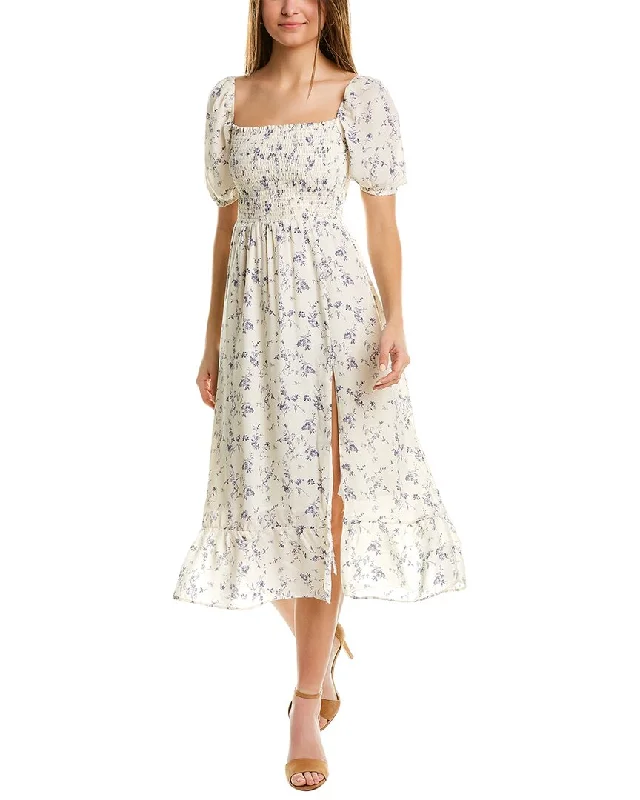 Bigger Savings, Better Shopping!Moonsea Smocked Midi Dress