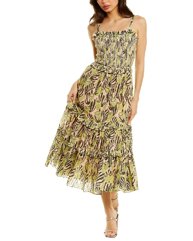 Score Big Savings Today!Temperley London Reef Print Midi Dress
