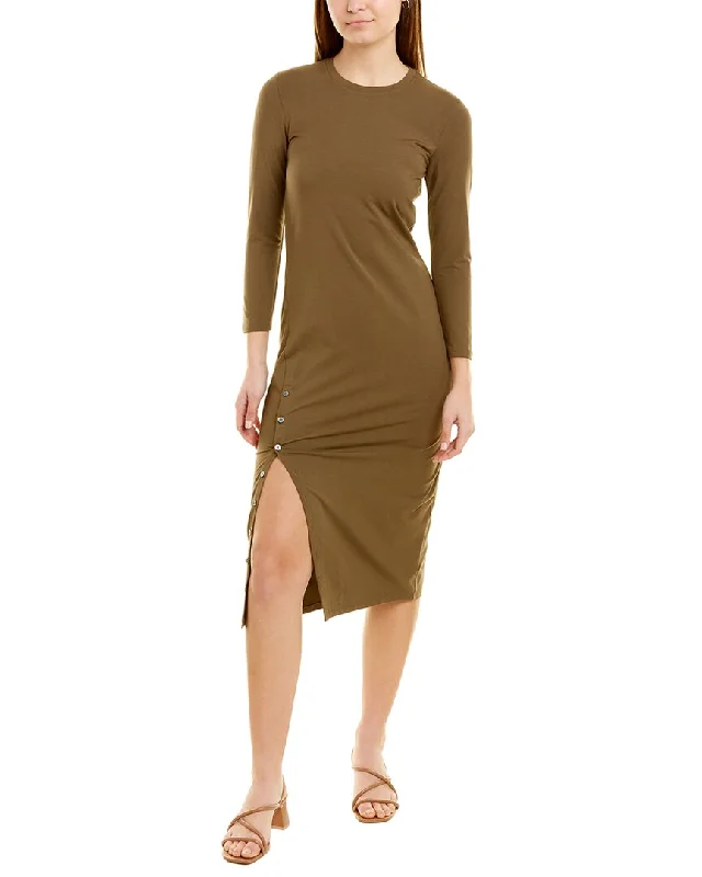 Get the Best for Less!Theory Button Front Midi Dress