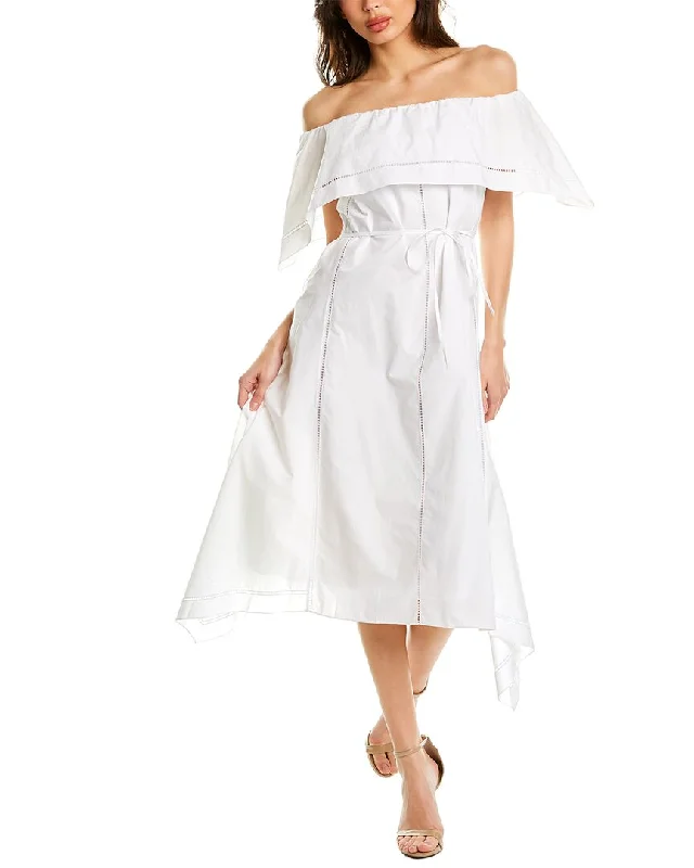 Save Like Never Before!Theory Off-The-Shoulder Midi Dress