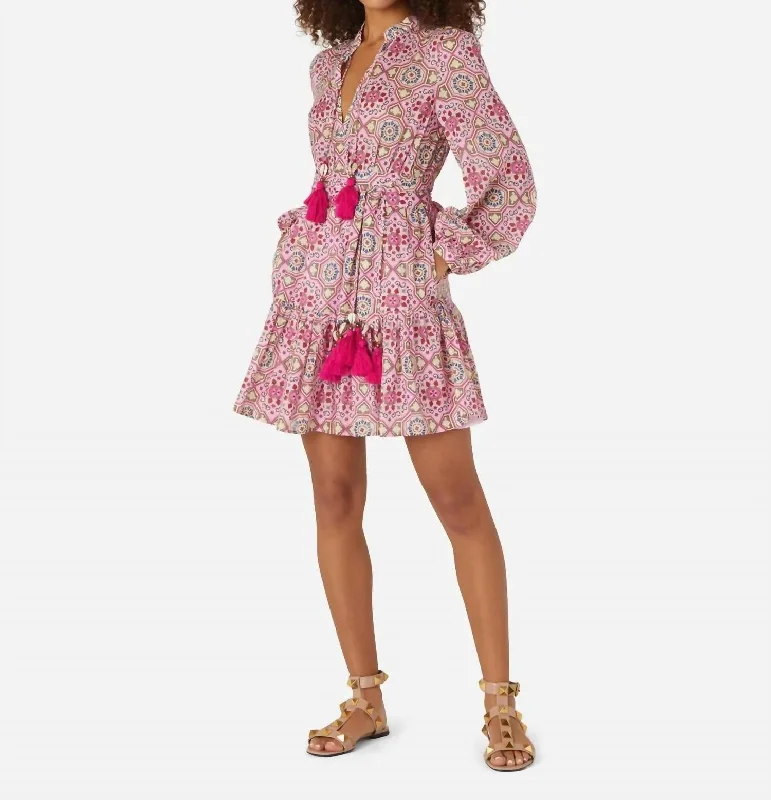 Score Huge Discounts Today!Troia Shell Mini Dress In Pink