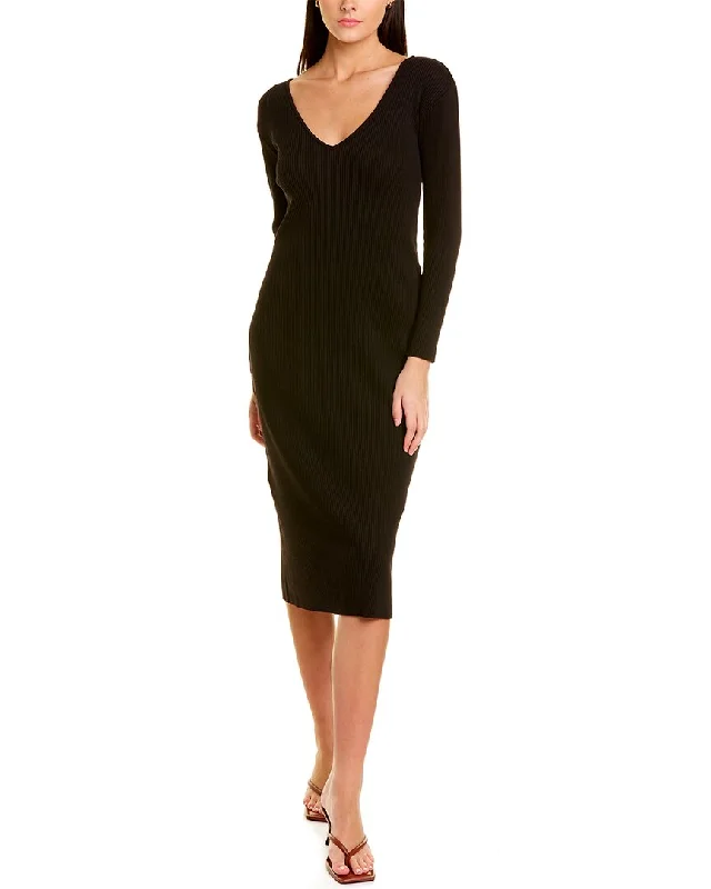 Your Exclusive Offer Awaits!Vince Ribbed Midi Dress