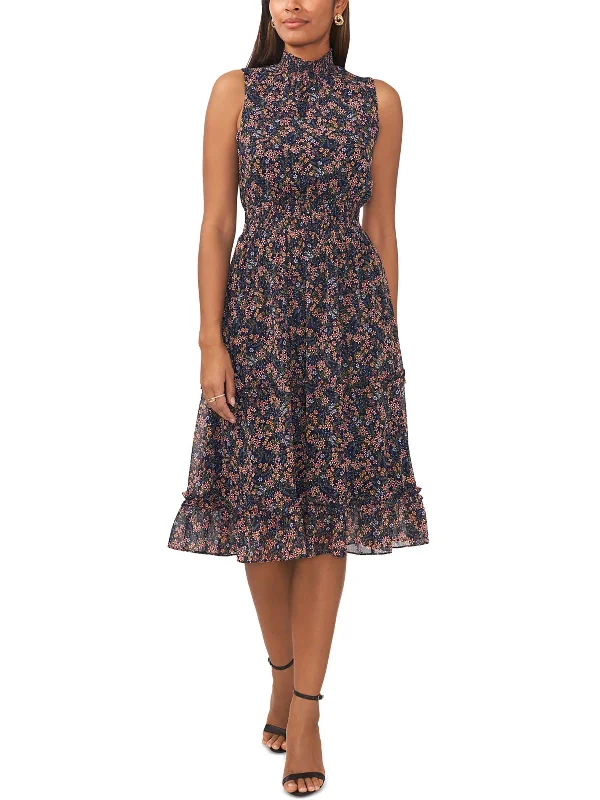 Savings You Can’t Ignore!Womens Tiered Smocked Midi Dress
